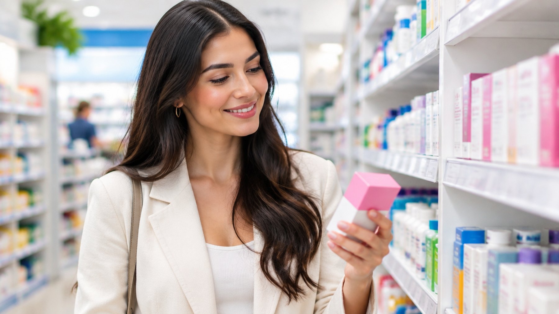 Just Care en el anaquel de la farmacia